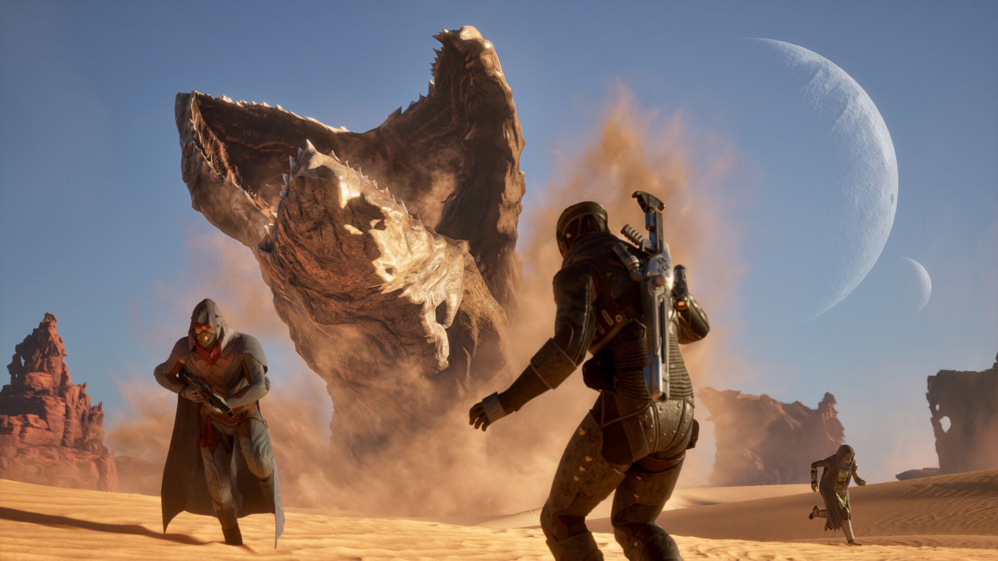 Дюна: пробуждение» от Funcom наконец получила официальную дату выхода — май. Игроки на Steam могут скачать бенчмарк и создателя персонажей заранее